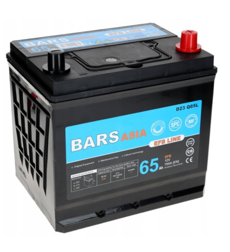 Bars EFB 65 Ач обр.п. (0) - аккумулятор легковой