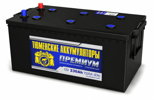 Тюмень Premium 230 Ач обр.п. (3) - аккумулятор легковой