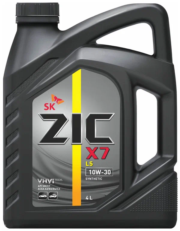 ZIC масло X7 LS 10W30 SN/CF/C3 4л синт