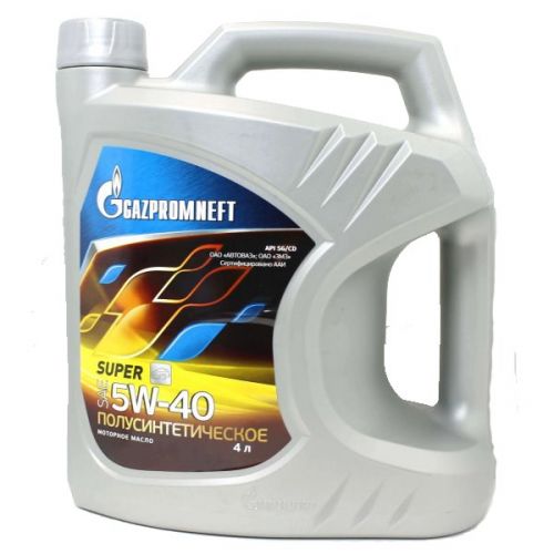 Gazpromneft масло Super 5W40 4л. п/синт.