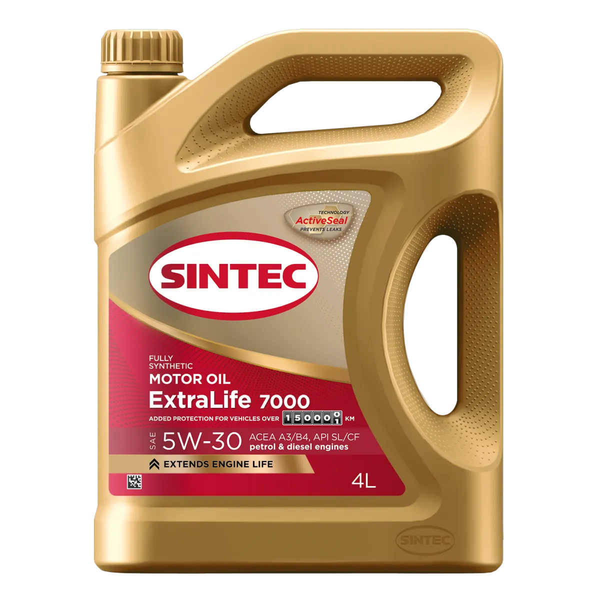 SINTEC масло ExtraLife 7000 5W-30 A3/B4 4л синт