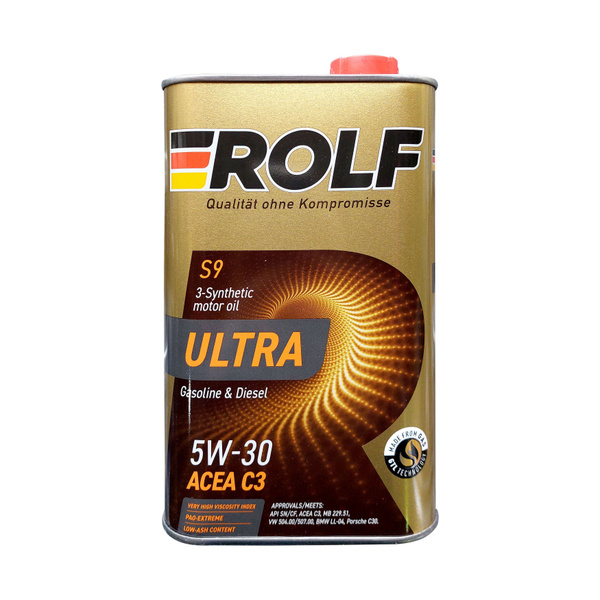 ROLF масло Ultra 5W30 A3/B4/SP синт мет (4+1)л