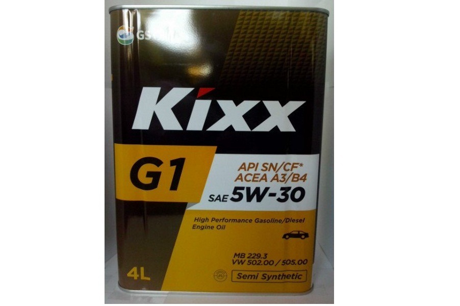 Kixx масло G1 А3/В4 5W-30  4л синт.