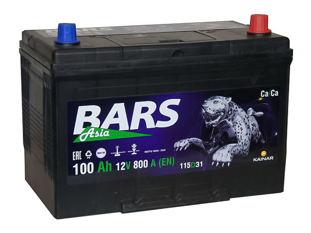 BARS Asia EFB 90 Ач (D31L) (0) - аккумулятор для азиатских автомобилей