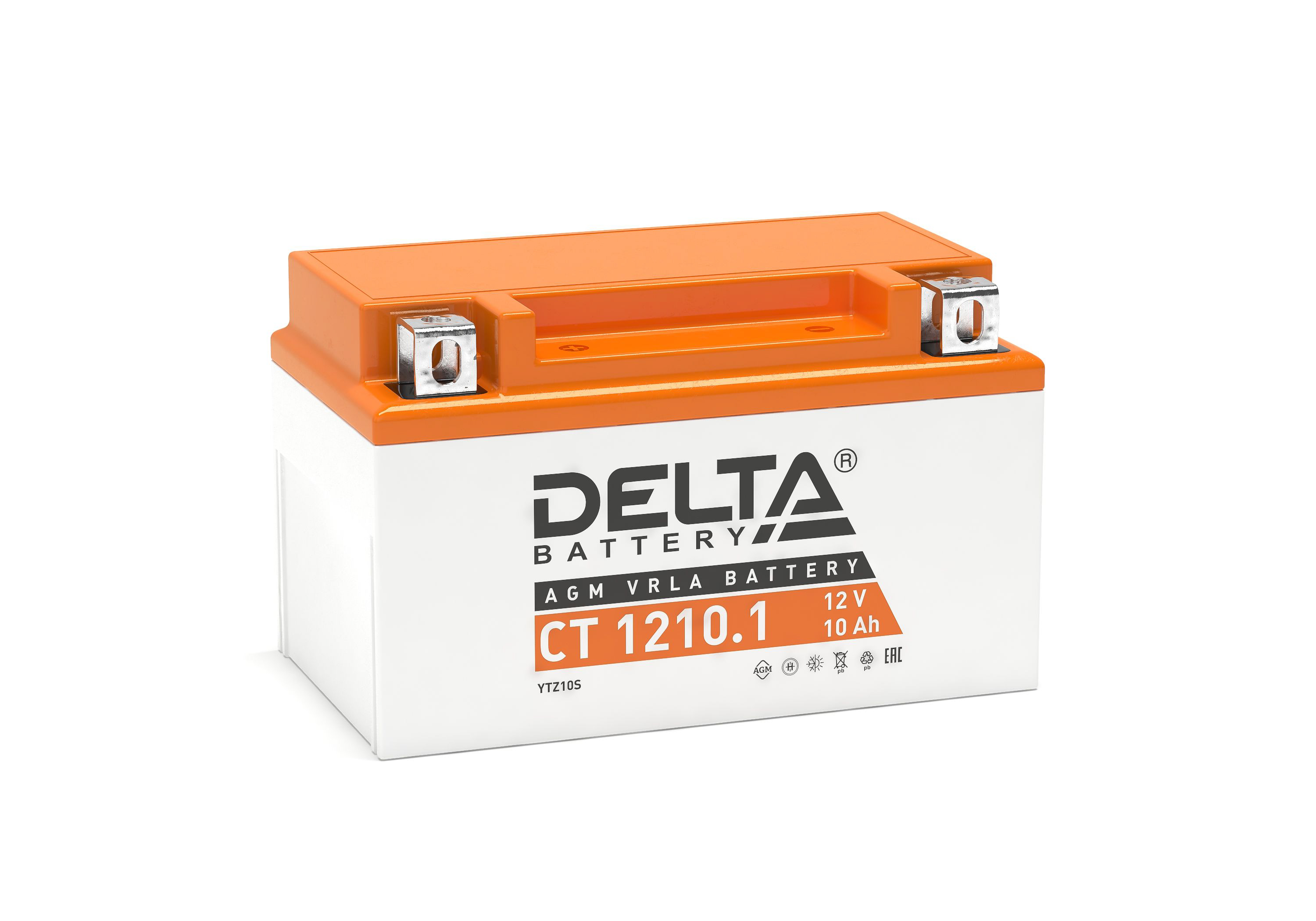 DELTA CT 1210.1 10 Ач - мото аккумулятор