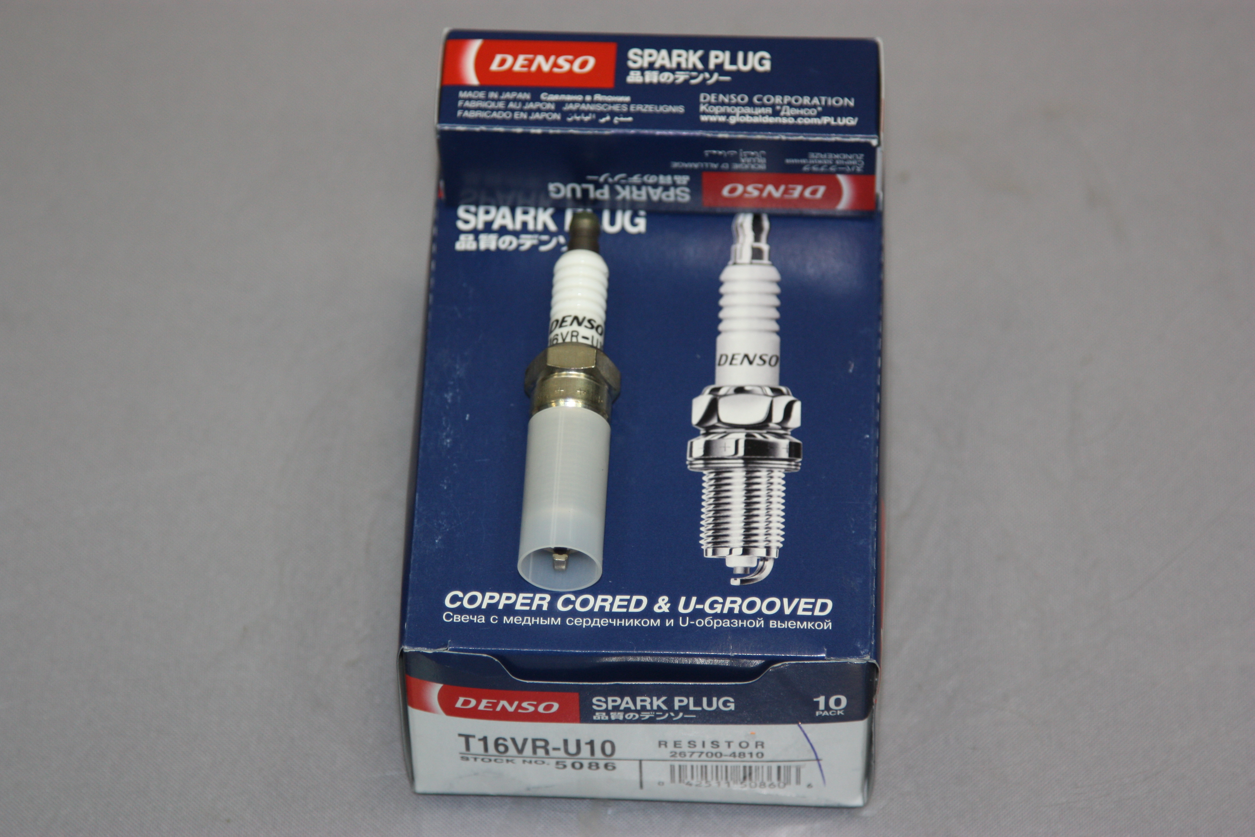 DENSO Свеча зажигания T16VR-U10 5086