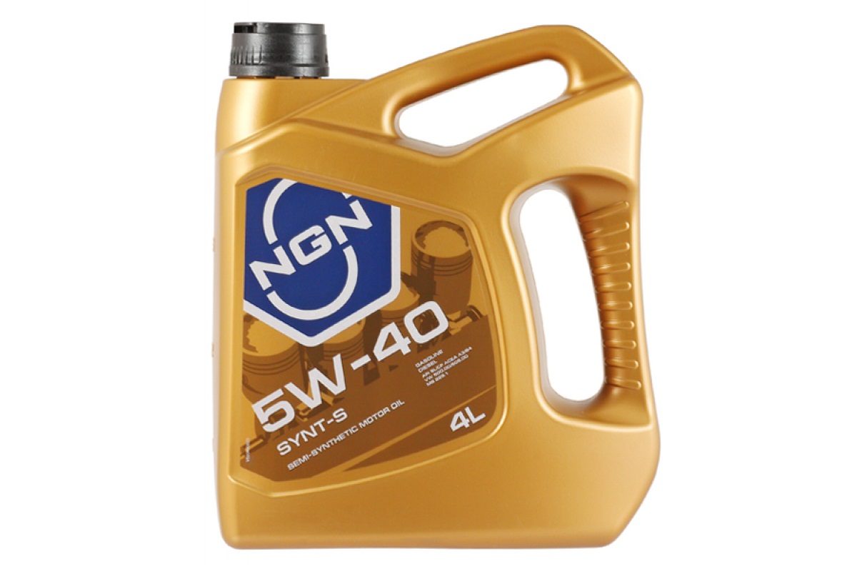 NGN масло SYNT-S SL\CF 5W40 4л. п\синт.
