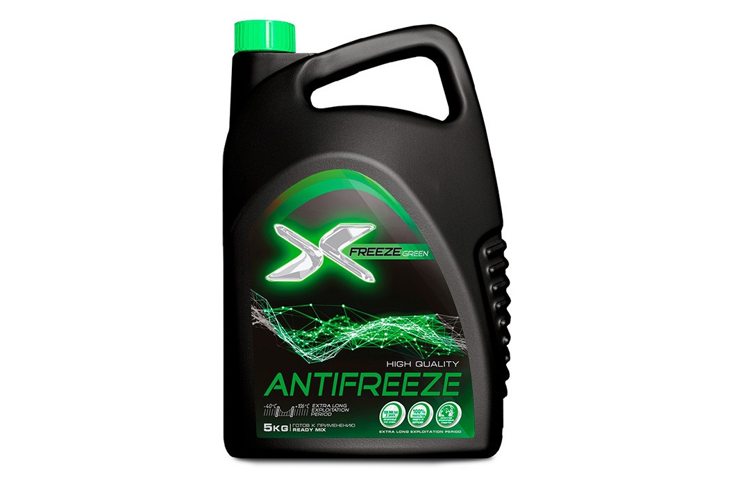 Антифриз X-FREEZE GREEN G11 (зеленый) 5кг