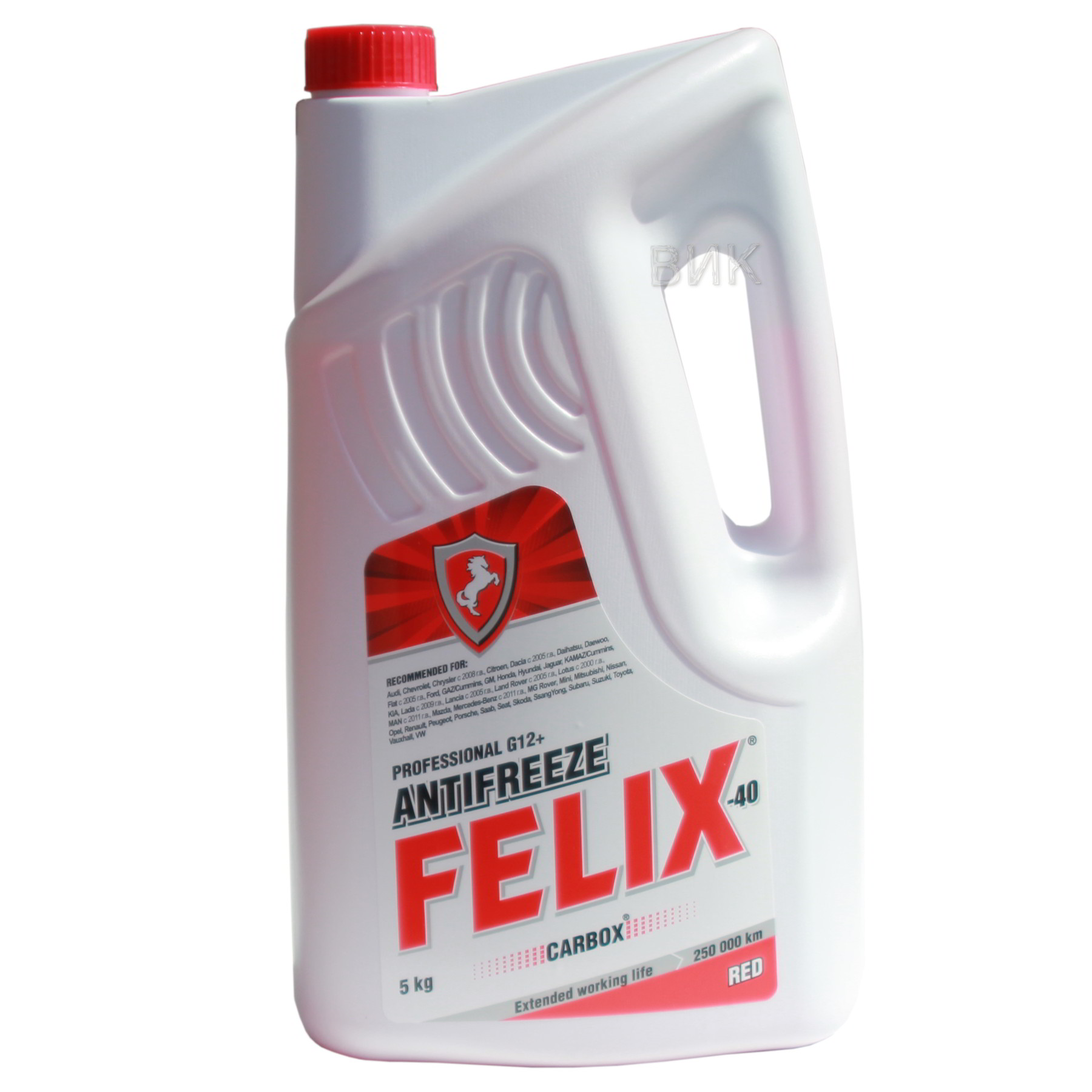 Антифриз "FELIX TC-40" Garbox G12 (красный) 5кг