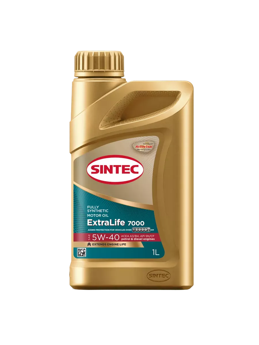 SINTEC масло ExtraLife 7000 5W-40 A3/B4 1л