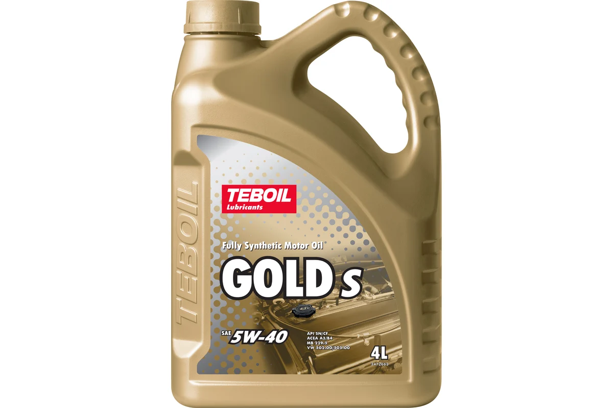 TEBOIL масло GOLD S 5W40 4л синт