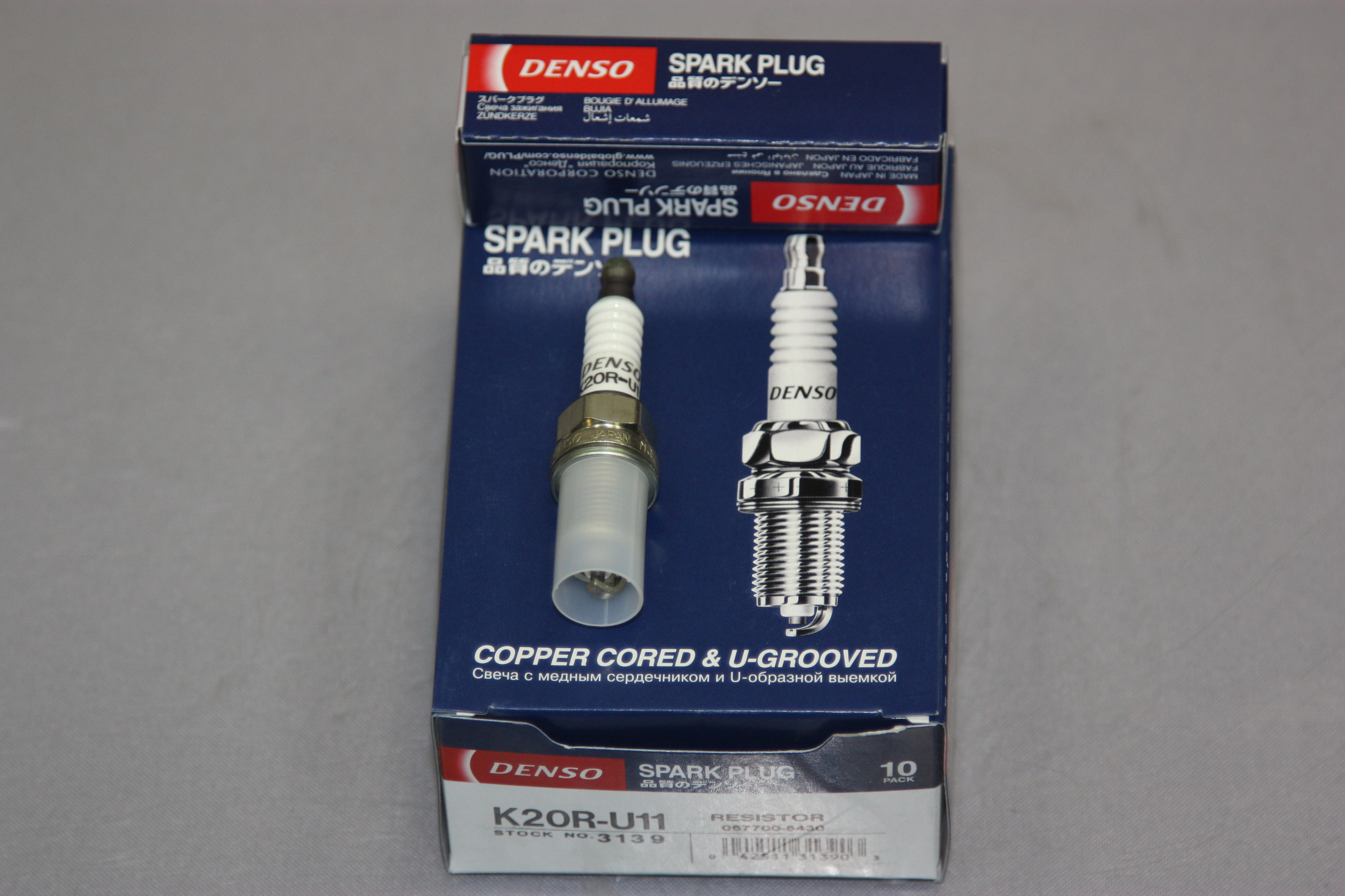 DENSO Свеча зажигания K20R-U11 3139