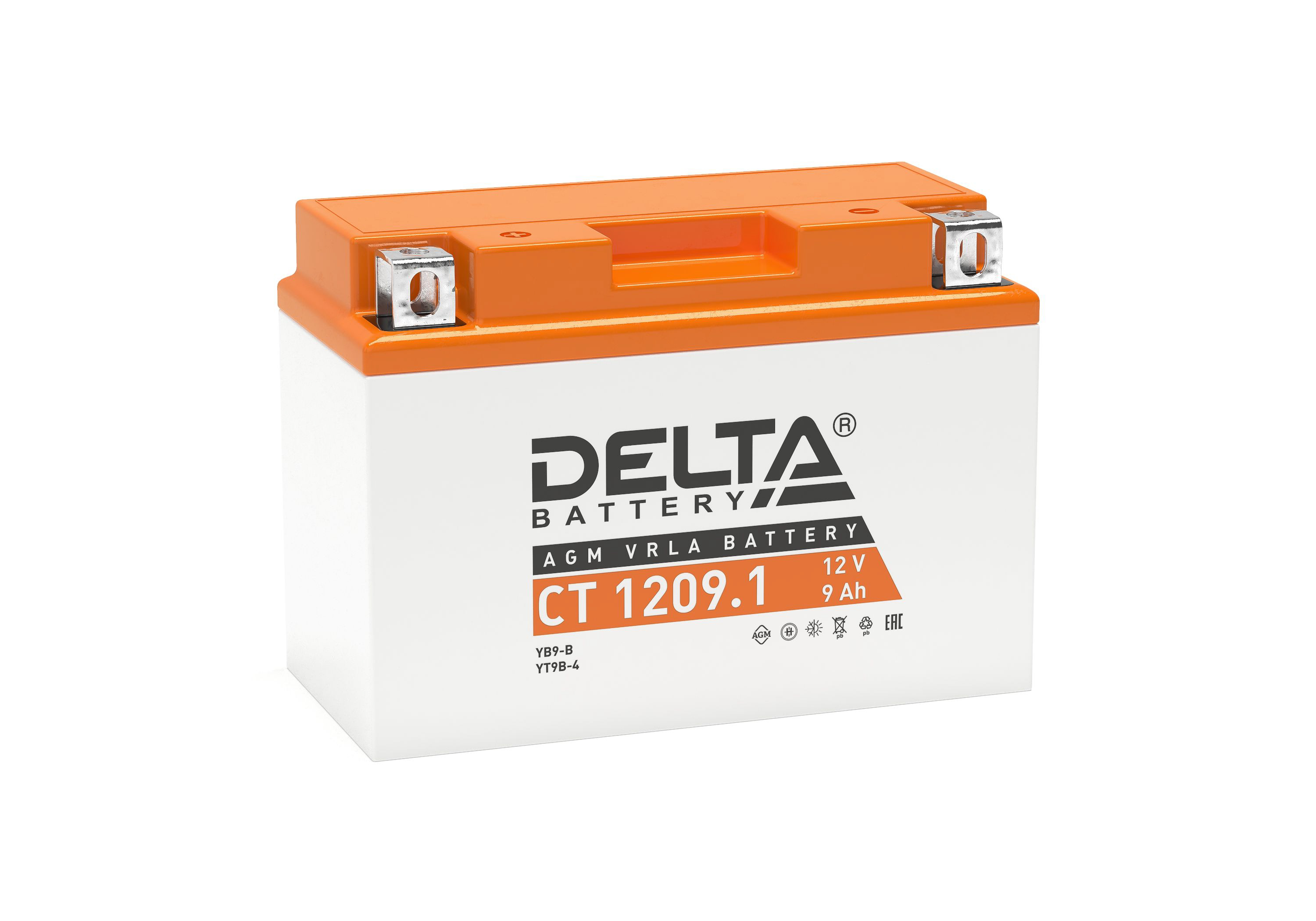 DELTA CT 1209.1 9 Ач - мото аккумулятор