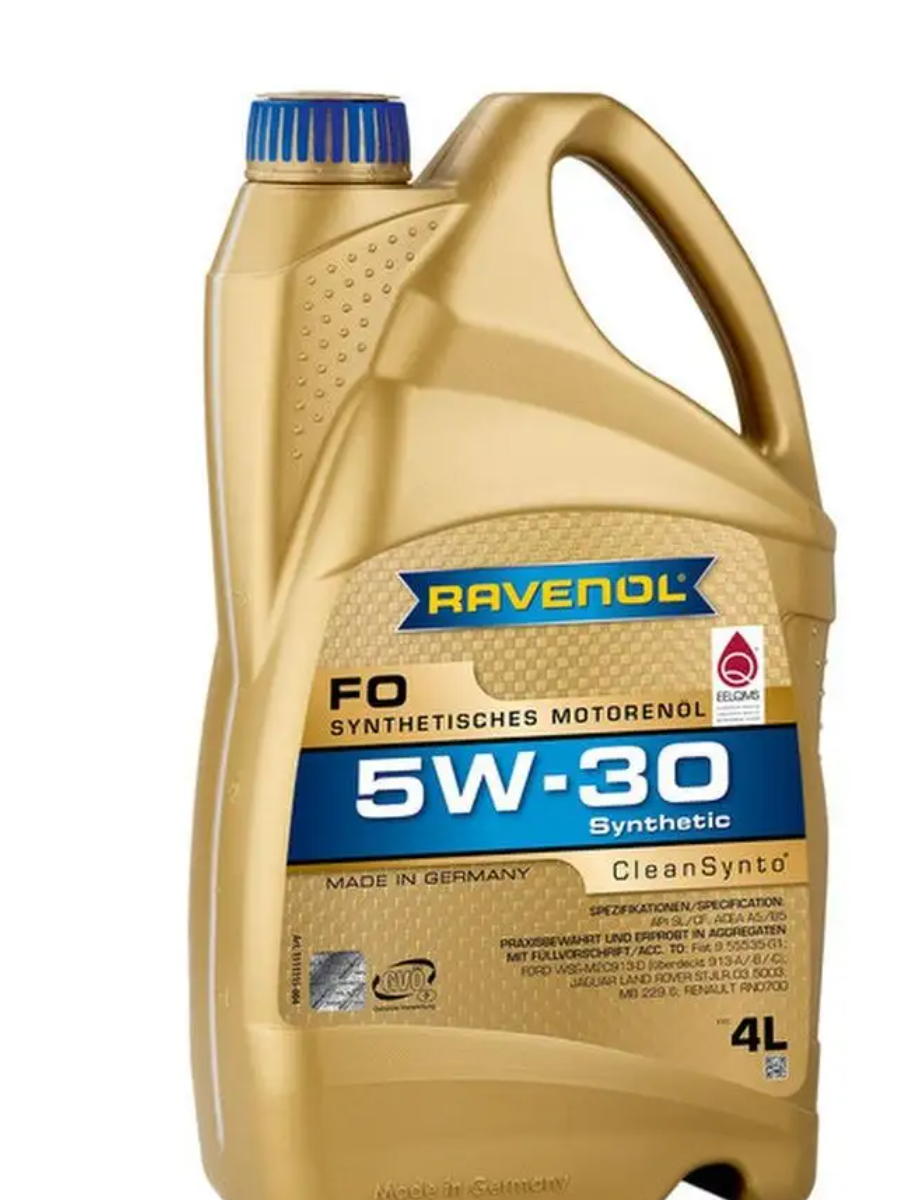 RAVENOL масло FO 5W30 SL/CF/A5/B5 4л синт