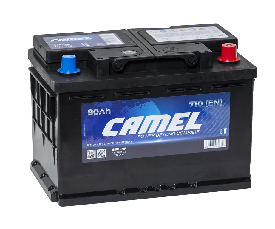 CAMEL Euro 58012 80 Ач обр.п. (0) - аккумулятор легковой