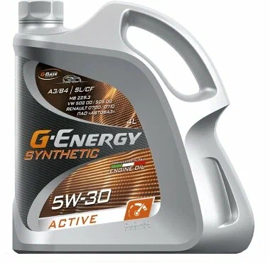 G-Energy масло Synthetic Active 5W30 SL/CF 4л синт
