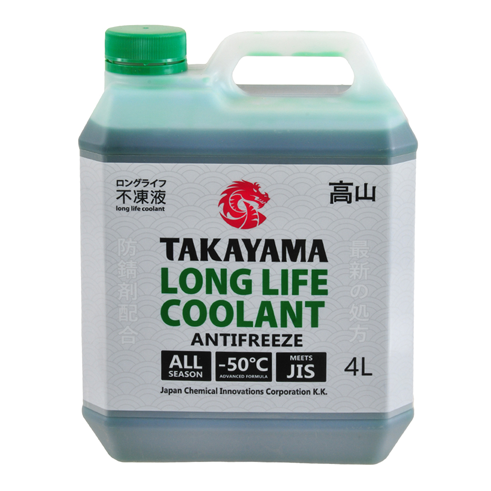 Антифриз TAKAYMA Long Life Coolant Green (-50) 4л