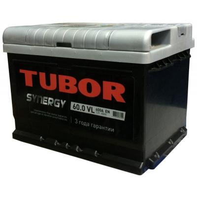 TUBOR SYNERGY 60 Ач (низ) обр. п. (0) - аккумулятор легковой