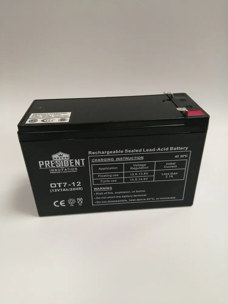 PRESIDENT INNOVATION для ИБП 12V 7 а/ч ОТ7-12