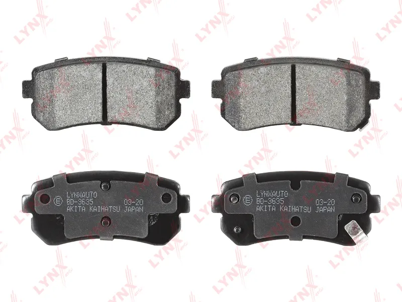 LYNX колодки дисковые BD-3635 (PN-0526) тормозные
