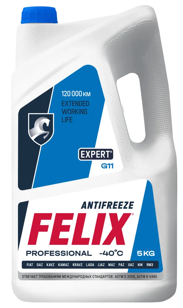 Антифриз "FELIX EXPERT" (голубой) 5кг