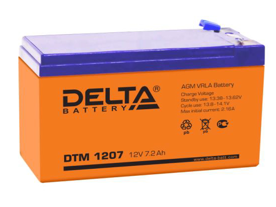 Delta DTM 1207 (7.2 Ач - 12В)