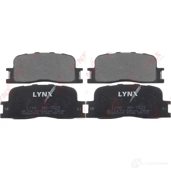 LYNX колодки дисковые BD-7523 (PN-1458) тормозные