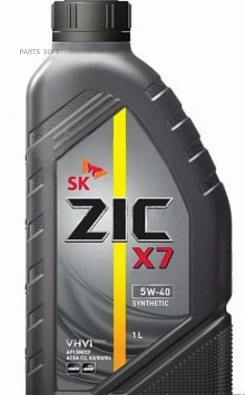 ZIC масло X7 5W40 SP/CF 1л синт