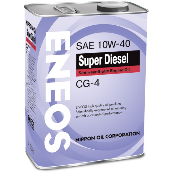 ENEOS масло CG-4 Super Diesel 10W40 4л п\синт.