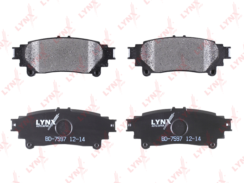 LYNX колодки дисковые BD-7597 (PN-1846) тормозные