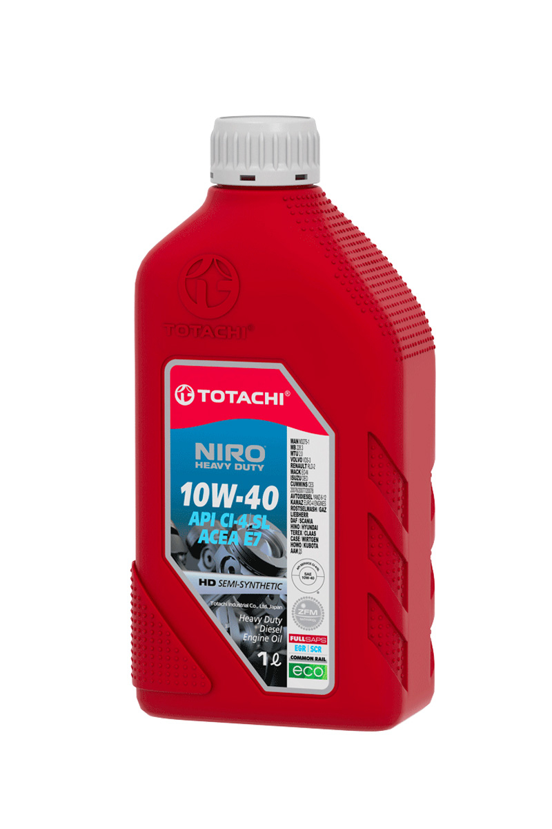 TOTACHI масло NIRO HD CI-4/SL 10W40 1л. п\синт