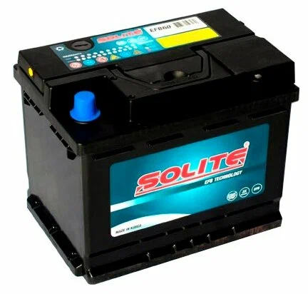 Solite EFB 60 Ач обр. п. (0) - аккумулятор легковой