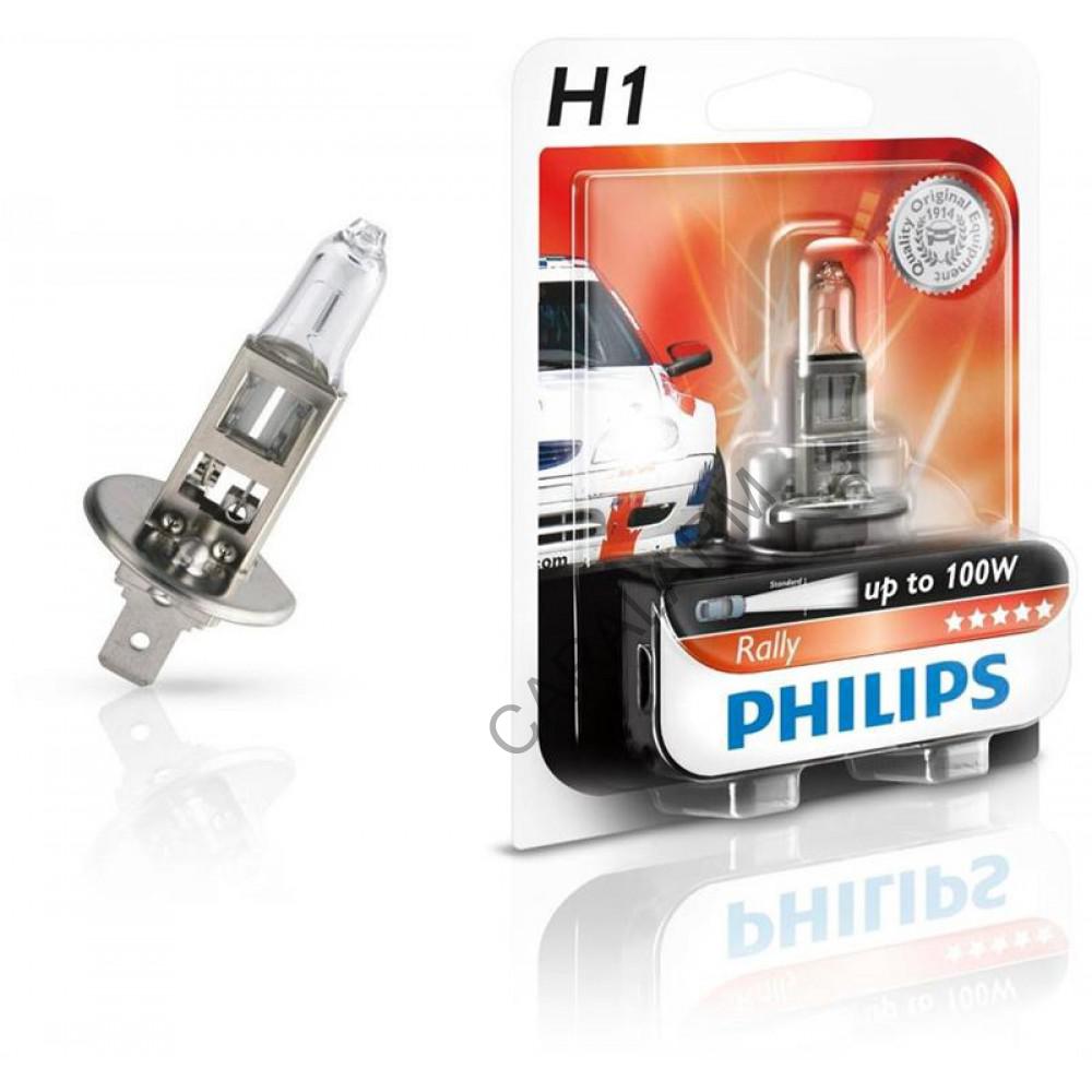Philips Лампа H1 12V100W 12454RAB1 цоколь H1
