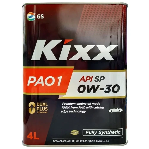 Kixx масло PAO1 SP/C2-C3 0W-30 /4л  синт.