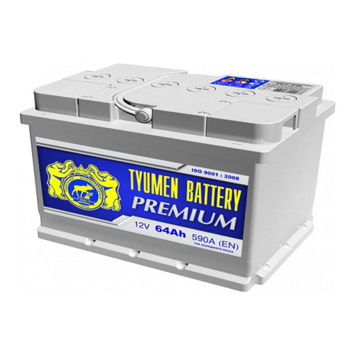 Тюмень Premium 64 Ач прям.п. (1) - аккумулятор легковой