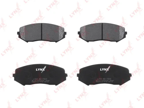 LYNX колодки дисковые BD-7302 (PN-9802) тормозные