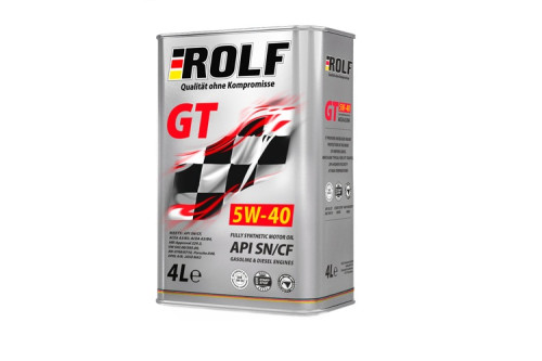 ROLF масло GT 5W40 SN/CF 4л синт пласт