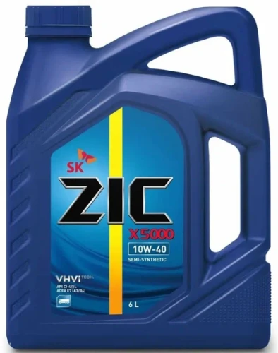 ZIC масло X5000 Diesel 10W40  CI-4/SL 4л п/синт.