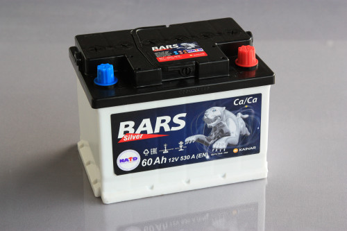 Bars 60 Ач (низ) обр.п. (0) - аккумулятор легковой