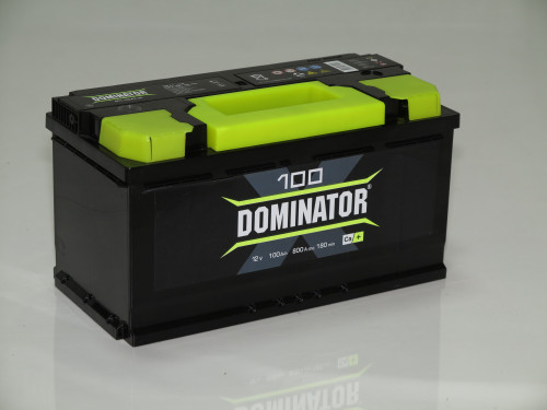 Dominator 100 Ач прям.п. (1) - аккумулятор легковой