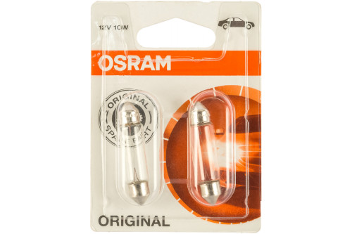 OSRAM Лампа 12V10W (T10*41) 6411 цоколь T10*41