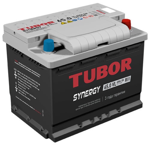 TUBOR SYNERGY 65 Ач обр. п. (0) - аккумулятор легковой