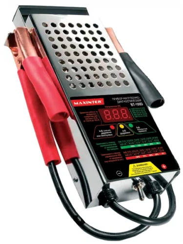 ДП Тестер аккумуляторный BT100D Maxinter