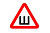 Наклейка знак "Шипы"
