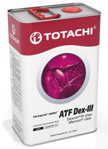 TOTACHI масло NIRO ATF DEXRON III 4л. синт