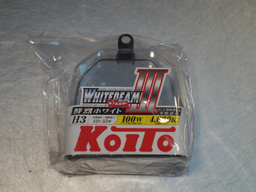 Koito лампа Whitebeam к-т H3 (12v100w) P0752W цоколь H3