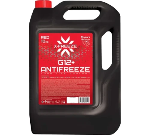 Антифриз X-FREEZE RED G12 (красный) 10кг