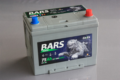 BARS Asia 75 Ач (85 D 26 L) (0) - аккумулятор для азиатских автомобилей