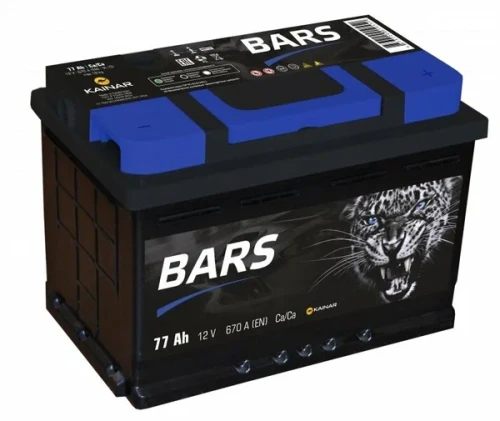 BARS Premium 77 Ач обр.п. (0) - аккумулятор легковой