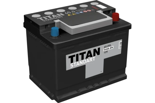 TITAN STANDART 60 Ач прям .п (1) - аккумулятор легковой